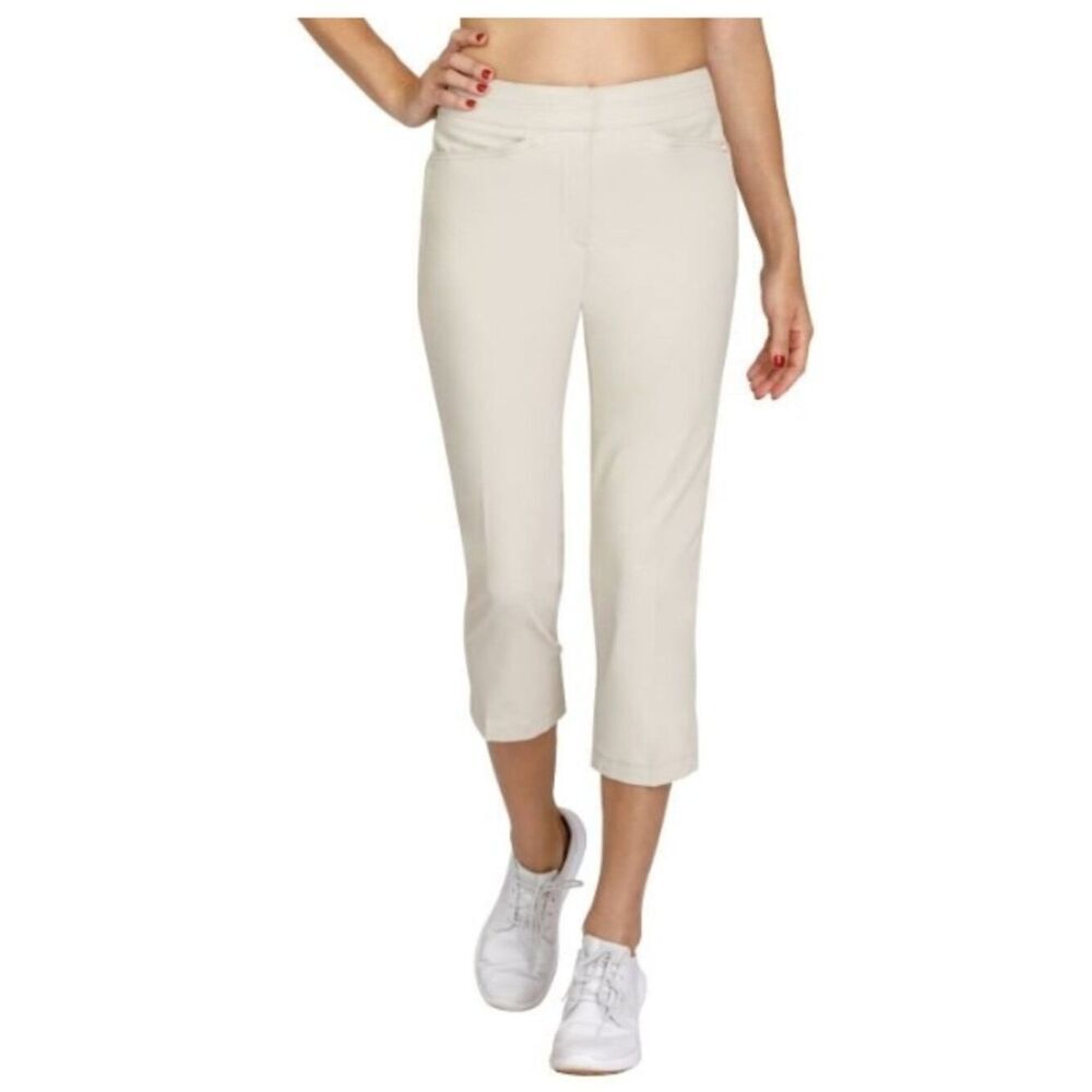 NWOT Tail Classic Tan/Khaki Capri Golf Pants in Size 2